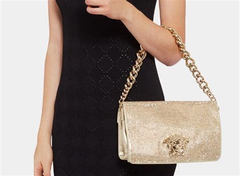 versace swarovski bag|versace handbags.